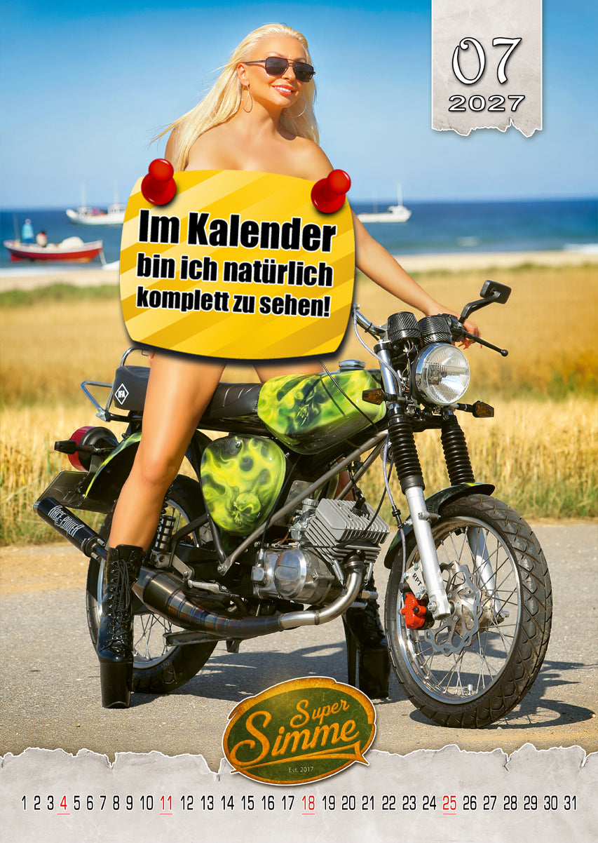 Kalender "Super Simme" 2027 Erotik
