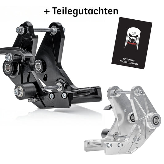 CNC Motorhalter mit Kettenführung - für Simson S50, S51, S70